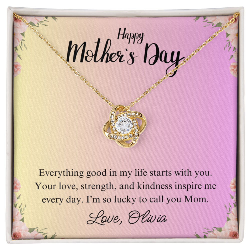 Love Knot Mother's Day Necklace