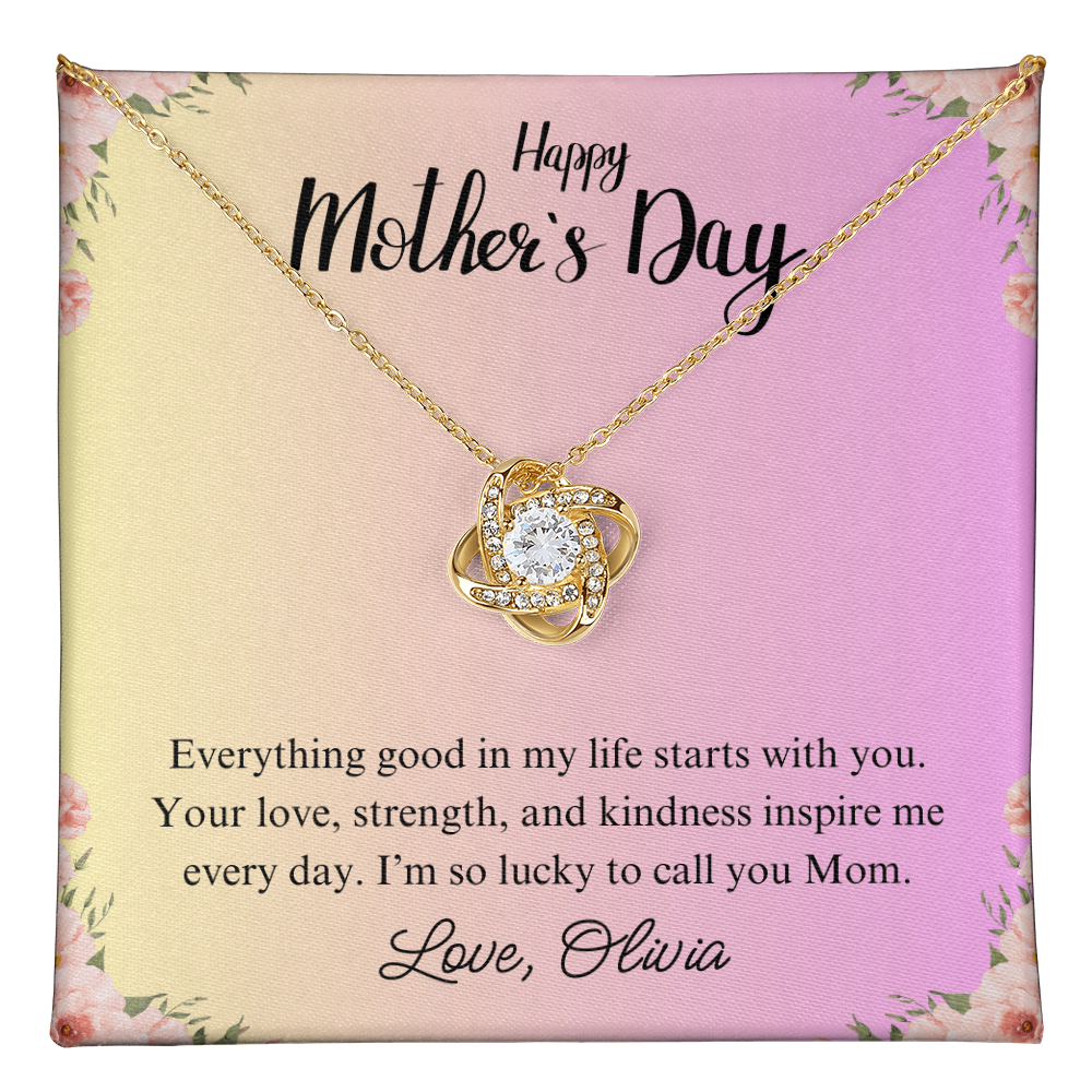 Love Knot Mother's Day Necklace