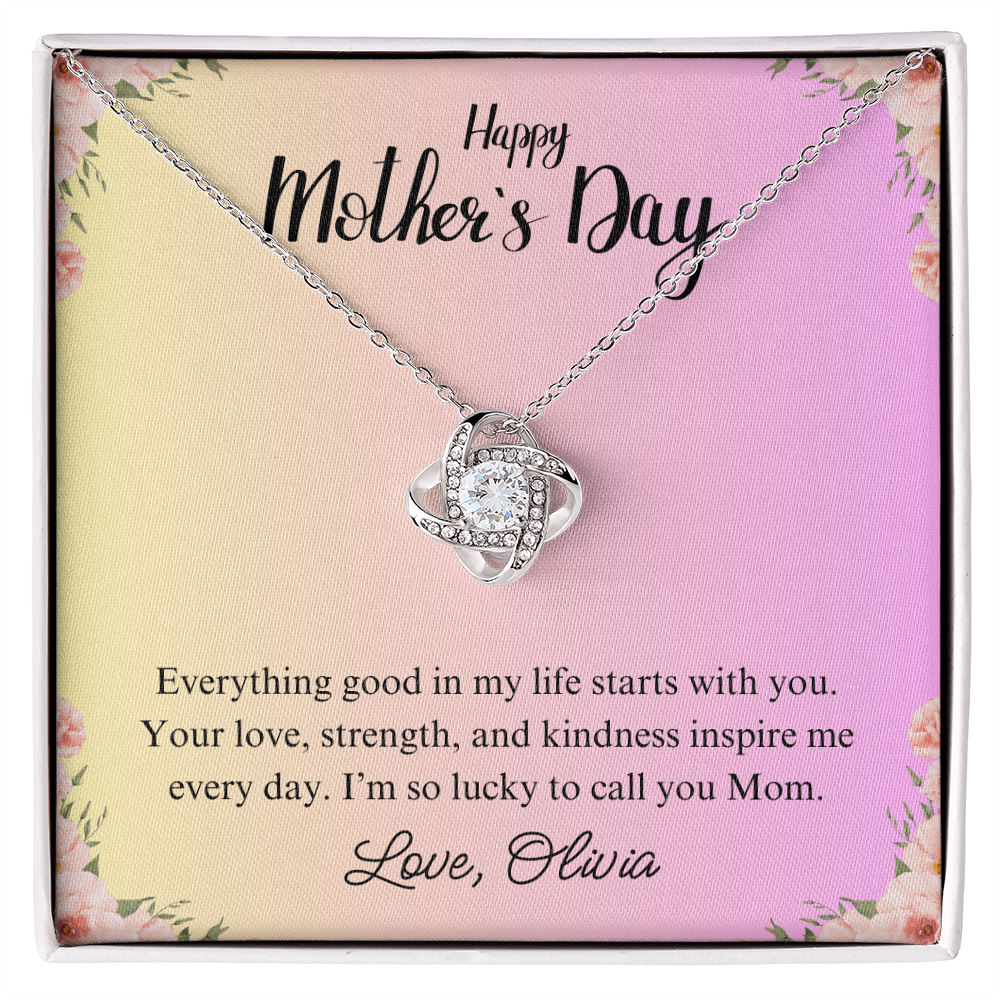 Love Knot Mother's Day Necklace