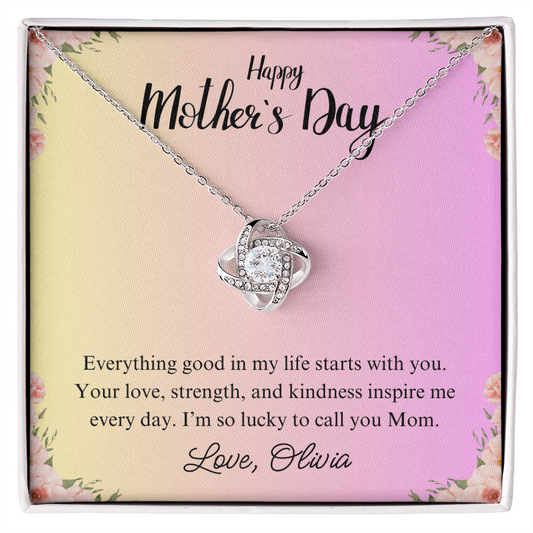 Love Knot Mother's Day Necklace