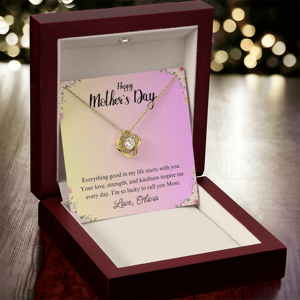 Love Knot Mother's Day Necklace