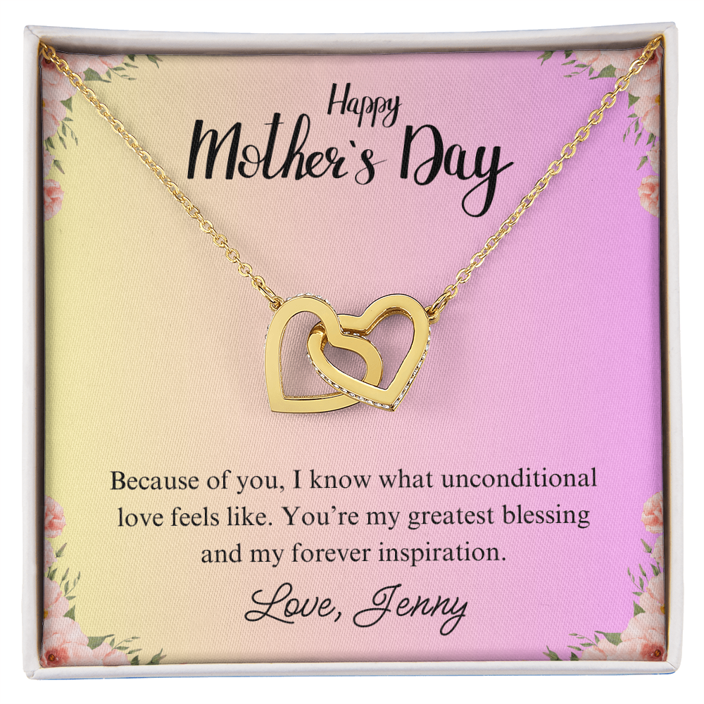 Interlocking Heart Mother's Day Necklace