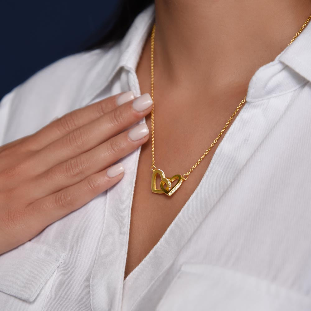 Interlocking Heart Mother's Day Necklace