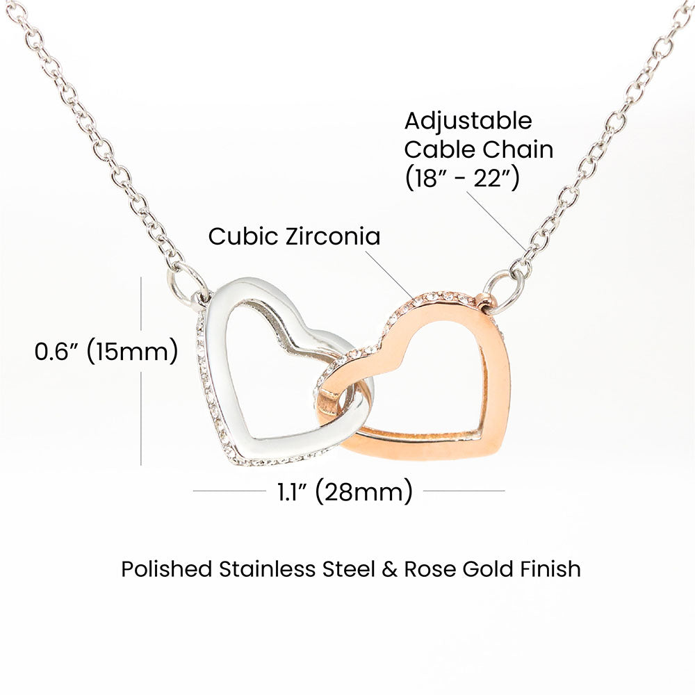 Interlocking Heart Mother's Day Necklace