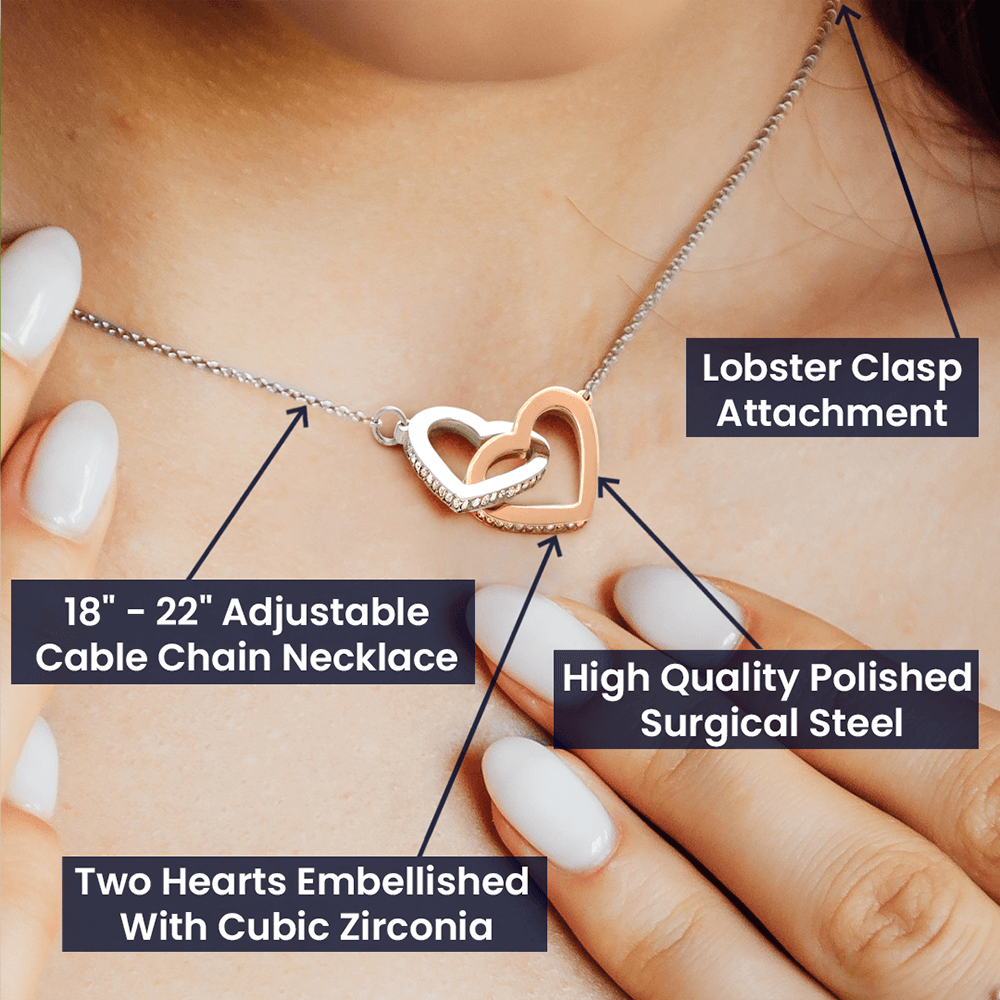 Interlocking Heart Mother's Day Necklace