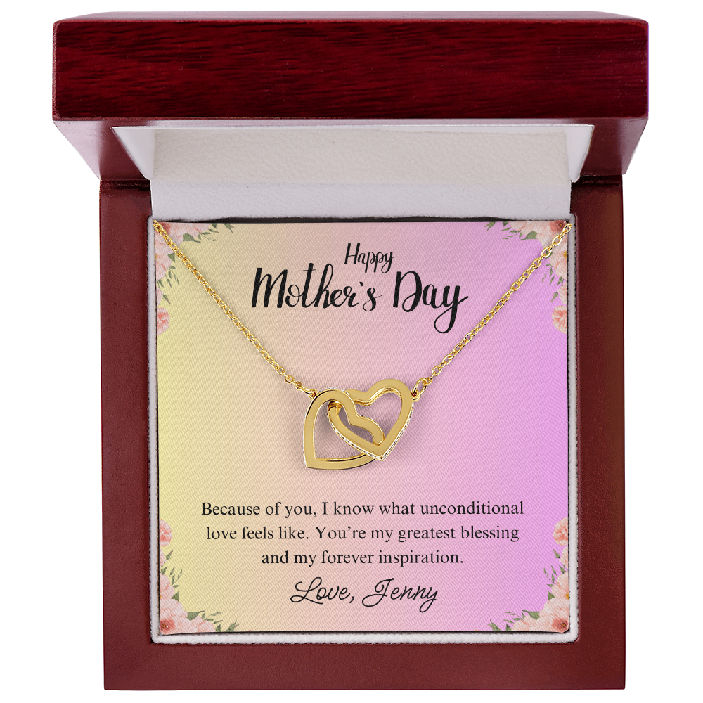 Interlocking Heart Mother's Day Necklace