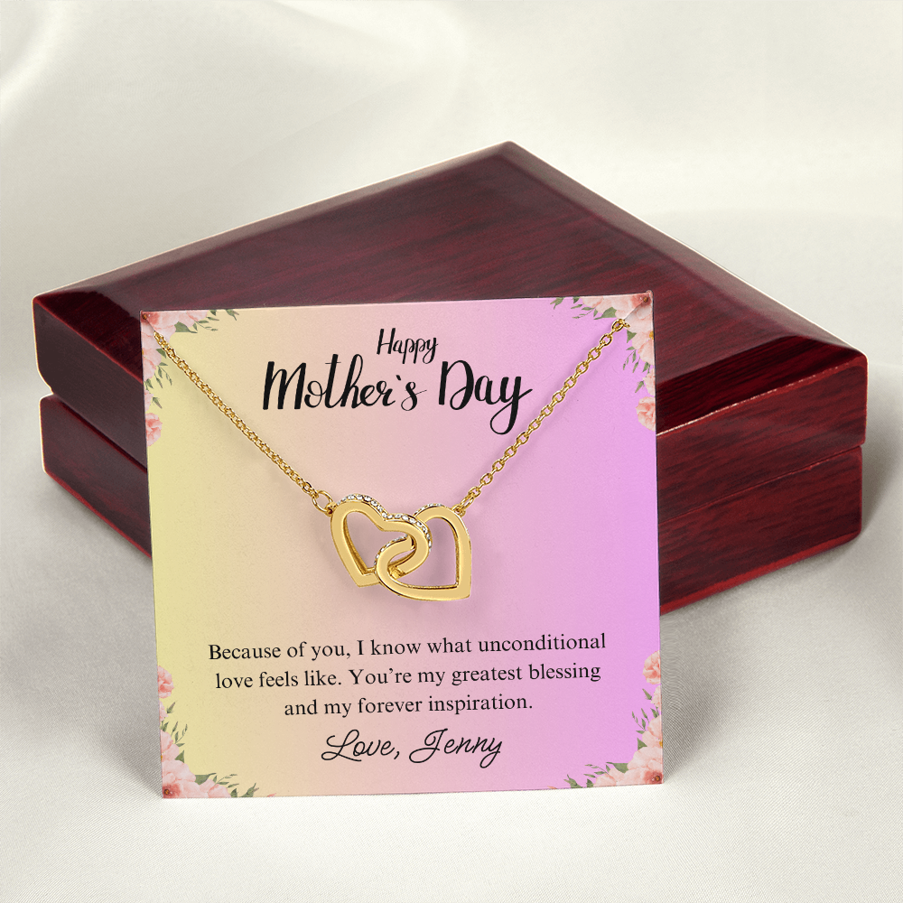 Interlocking Heart Mother's Day Necklace