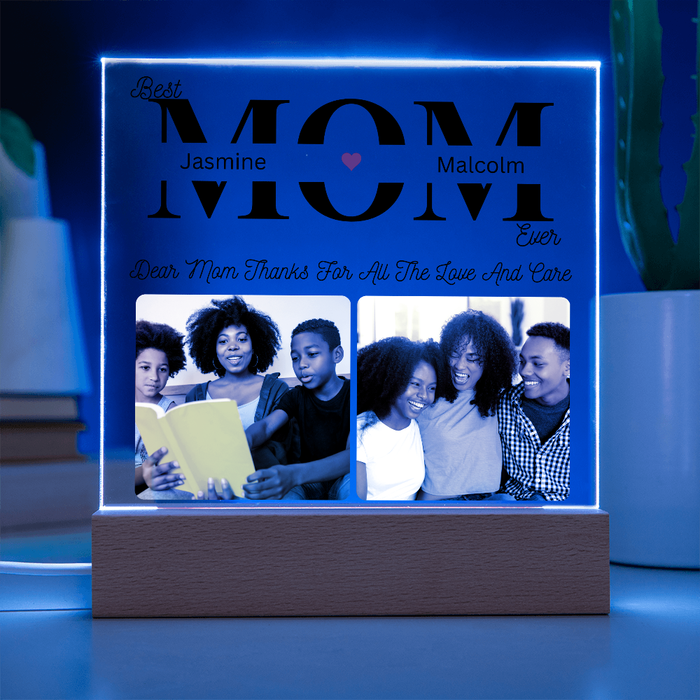 Acrylic LED Mom Appreciation Plaque