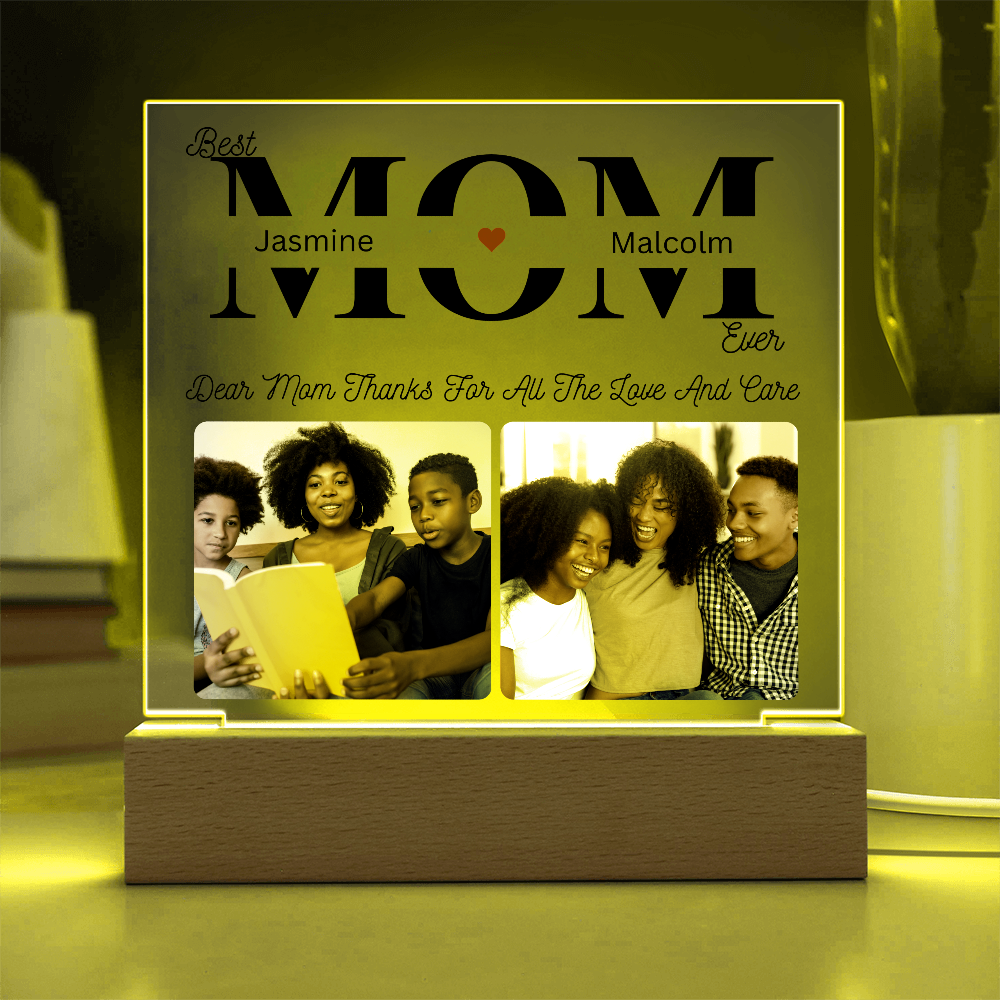 Acrylic LED Mom Appreciation Plaque