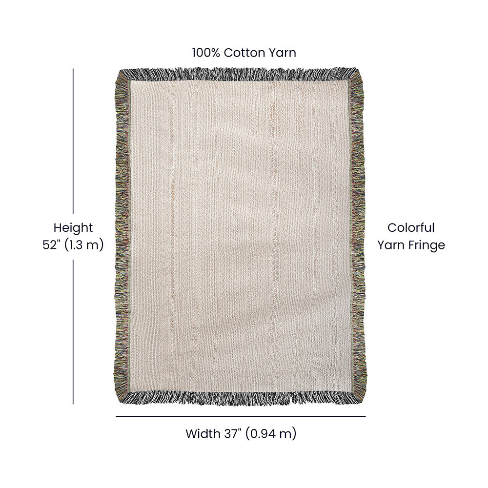 Personalized Woven Mom Blanket