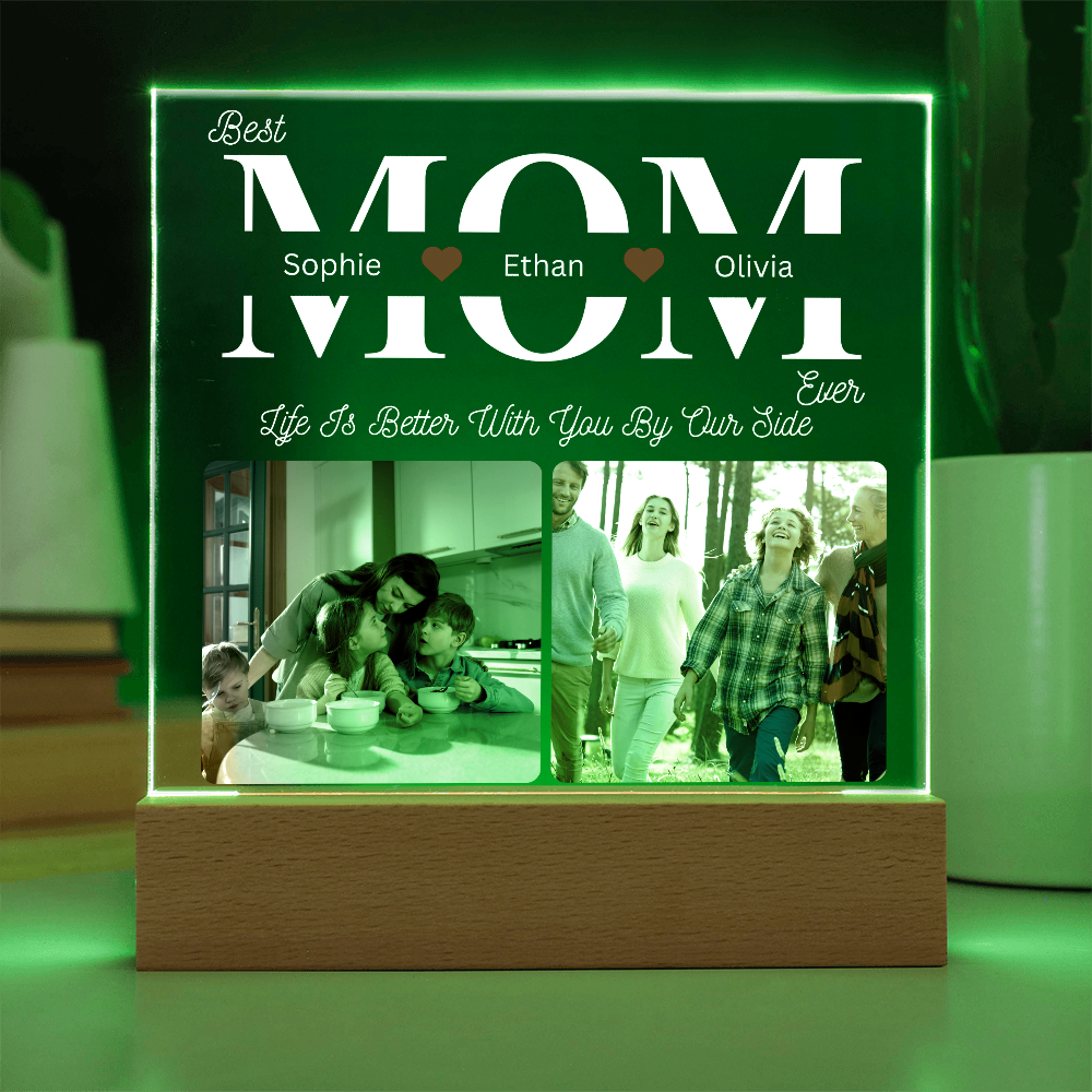 Acrylic LED Mom Appreciation Plaque